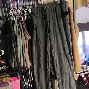 Izod Sleepwear Gray Cotton Pants